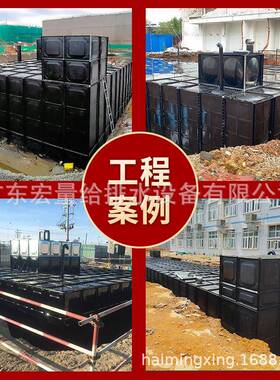 BDF地埋水箱不锈钢水箱方形园林灌溉抗浮装配式水箱消防水池108吨