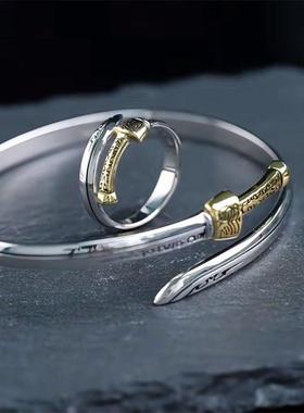 【盗墓笔记】道具新品黑金古刀手镯戒指影视周边小众高级感复古