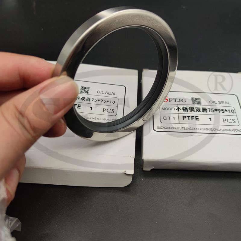 PTEF铁氟龙空压机四氟骨架油封65*68*70*80*85*90*100*8*10*12 - 图2