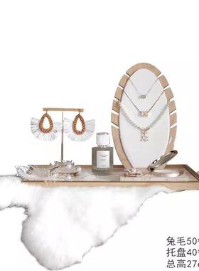 现代OTW约样首抽板房简间屉柜饰收纳摆件组合衣帽间梳妆台