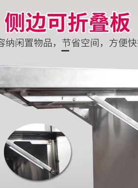 柴火灶家 锅用烧木柴双加厚不钢可移动双灶柴火灶台户外锈锅台
