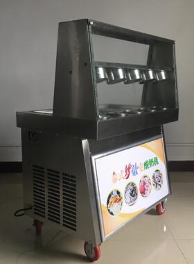 豪华双方双压炒冰机商用炒冰i卷机炒酸奶机炒冰机泰式炒冰淇淋卷