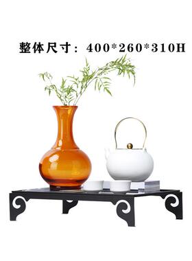 创意新中式金属铁艺套装托盘组合桌面摆件样板房书房茶几艺术摆设