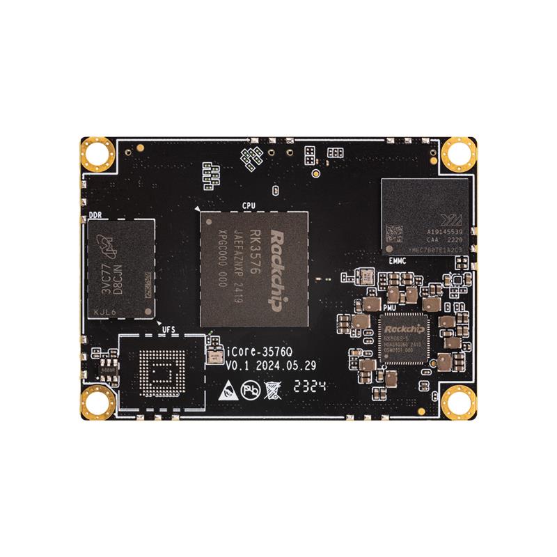iCore-3576Q 6T算力AIOT工业级核心板4K120边缘计算 瑞芯微RK3576 - 图0