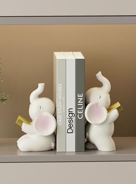 CRCH0078柜客厅吉象书挡酒摆件高端电视饰柜台面装品书桌祥书靠现