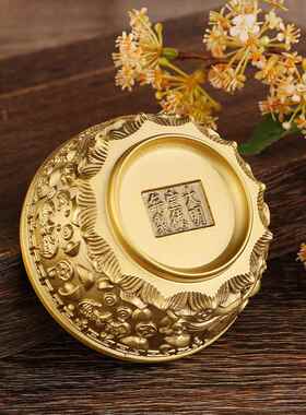 古zt14摆8c复m元宝聚宝盆加厚铜缸件厅玄关客装饰品店铺开业乔迁