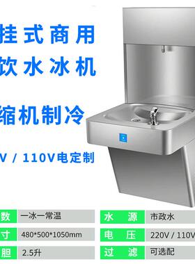 户外不锈钢压缩机制冷直饮水机跨境外贸公园景区露天公共直饮水机