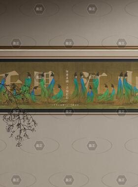 中山工厂直销售楼大堂处现代艺术装饰画背景挂画客厅玄关过道酒店