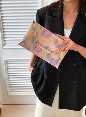Fashion Women Clutch Designer Luxury Bag PU Leather Envelope