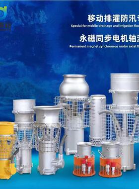 永磁潜水泵大流量变频防汛泵高扬程防洪抢险自吸式排涝轴流防洪泵