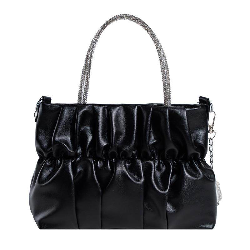 春季链条包包女新款潮流手提褶皱包质感单肩斜挎包褶皱小方包,淘宝优惠券,粉丝福利购,淘宝优惠卷