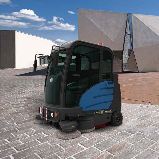 ເຄື່ອງ Sweeper ແຮງມ້າ ໜັກ R-ZQXS Riding Sweeper