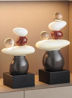 时来运转桌面摆件办公室高级感酒柜客厅书房电视柜装饰品乔迁礼品