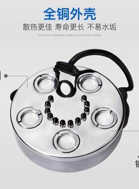 景观喷雾器起造三5头彩灯雾化头大雾量盆景假山流水起雾全铜外壳