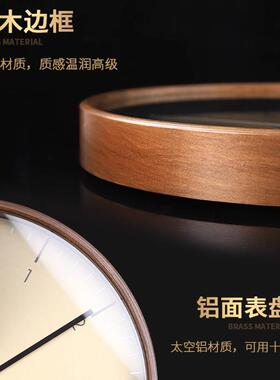 轻奢挂钟家用客厅艺术高级感表时钟新款钟表大气挂墙2025石英钟