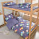 100% cotton three-piece set top and bottom bunk student dormitory pure cotton set single bedding Class A bed sheet and quilt cover