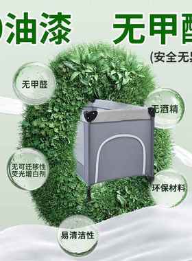 出口游戏床简易折叠便携式单层宝宝床客厅家用婴儿床工厂婴童