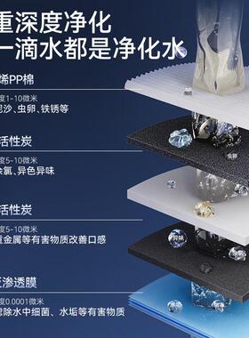 碧丽直饮过滤饮水机冷热两用净水器宿舍13L内胆加热一体机自来水