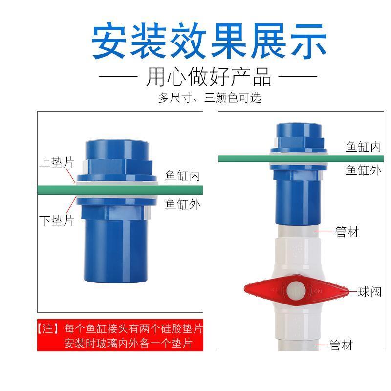 pvc水箱配件宝塔接头软管水管接头变径直通鱼缸上下水管塑料管件