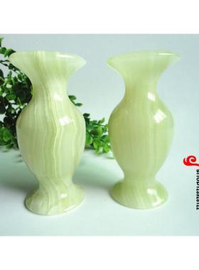 工艺品装饰瓶摆设玄关玉器摆件花瓶阿富汗酒柜玉花天然客厅玉石