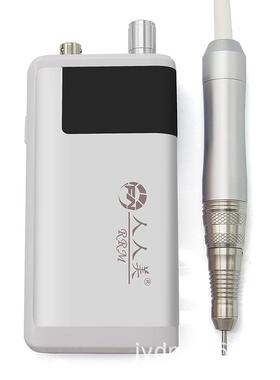 新款便携式5000转充电美甲打磨机小型电动指甲修甲抛光工具套装