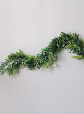 定制植物藤店面招牌装饰仿真藤条吊顶装饰管道缠绕遮挡绿植挂饰