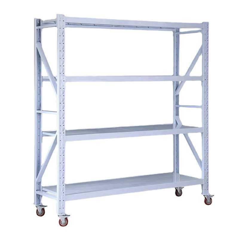 带轮子可移动组装仓储物料带脚轮货架拆装式多层万向脚轮铁货架,淘宝优惠券,粉丝福利购,淘宝优惠卷