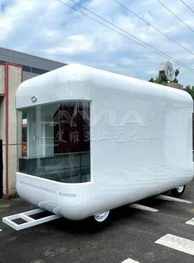 新品飞机翼云仓移动餐车网红多功能冰激凌咖啡车商用餐厅美食车