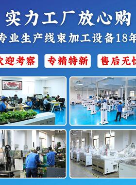 全伺服打端沾锡带视觉检测穿壳机1.25端子线用打端子插胶壳机