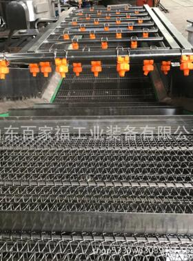大型辣椒清洗加工设备全自动薄荷叶苏子叶气泡清洗机冻肉解冻池