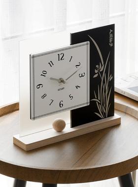 wozoom客视厅电柜摆放装时TYOS542钟关饰玄摆件家居饰品桌面创意
