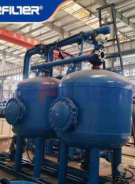 碳钢不锈钢工业水处理设备工业循环水、给水过滤领域浅层砂过滤器