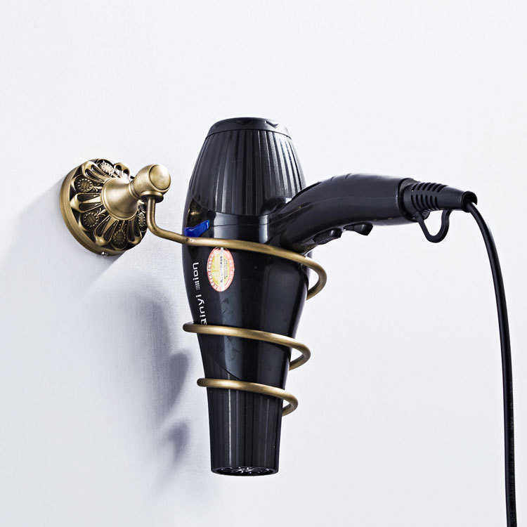 新款压花款欧式圆底盘铜材质仿古工艺古铜色五金挂件批发吹风机架,淘宝优惠券,粉丝福利购,淘宝优惠卷