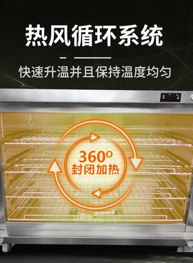 外贸出口保温送餐车月子中心双门宴会餐车饭堂医院酒店移动保温车