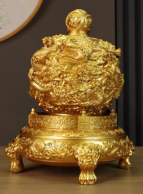 九转干坤鼎摆件家居玄关时来运转招财镇宅办公室桌面转运吉祥物