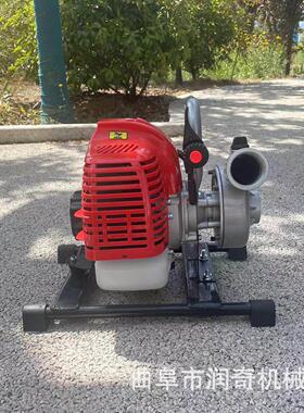 手提式接力水泵 大功率自吸泵 农用灌溉浇地 户外抽水消防水泵