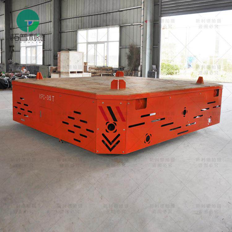 High-temperature-resistant flat car for heavy-duty transportation, intelligent rail transport vehicle, electric flat car supplier powered by sliding contact line