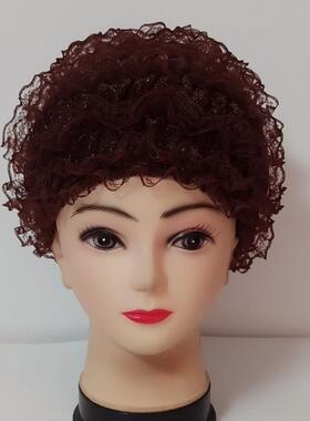 爆款妈妈遮白发蕾丝新款纱帽头巾女士小帽子时尚方便款底帽包头帽