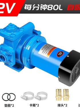 CDI抽油泵12v24v220V大流量自吸柴油泵加油泵抽油器电动抽油机