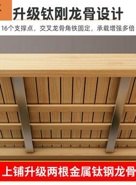 实木子母床上下铺床二层多功能上下床组合床高低床加粗加厚儿童床