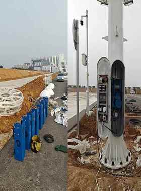 高杆灯20米升降款高速服务区广场照明灯6火8火12火升降高杆灯