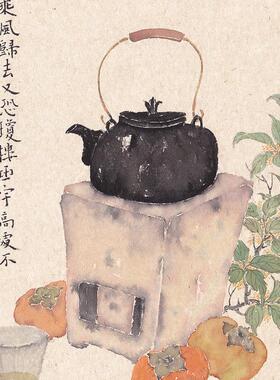 新中式玄关装饰画意禅茶壶水墨双卧室客厅高HN0099档样间板茶室竖