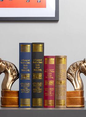 采产品欧洲经典马头柜，FFI模拟书假书，家庭购客厅，书书公房，