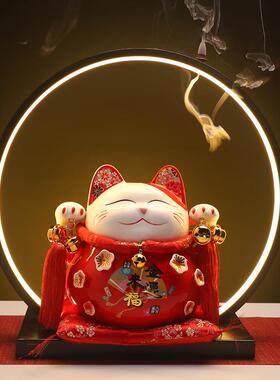 招财猫大号摆件存钱罐店铺开业摆件创意礼品家居饰品陶瓷工艺礼品