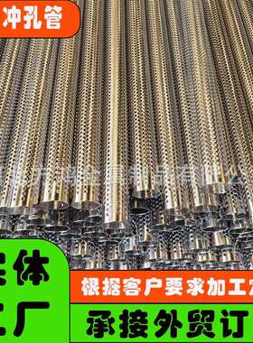 现货直径22 25 27冲孔管2205不锈钢梅花多孔滤芯过滤骨架烛式滤芯