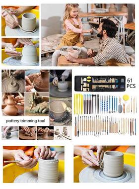 Pottery Clay Sculpting Tools Pottery Carving Tool Kit With C