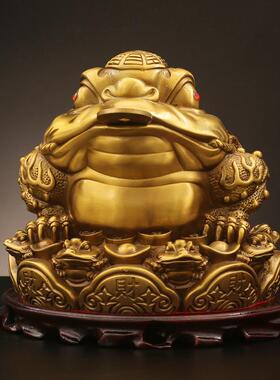 工厂VUF八方来蟾财金蟾摆开居业店铺家金蝉礼品铜件金摆件客厅