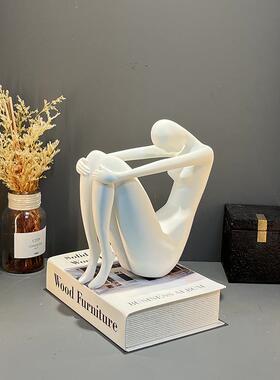 简约轻奢风人物造型雕塑摆设品家居软装饰品客厅电视柜创意摆件