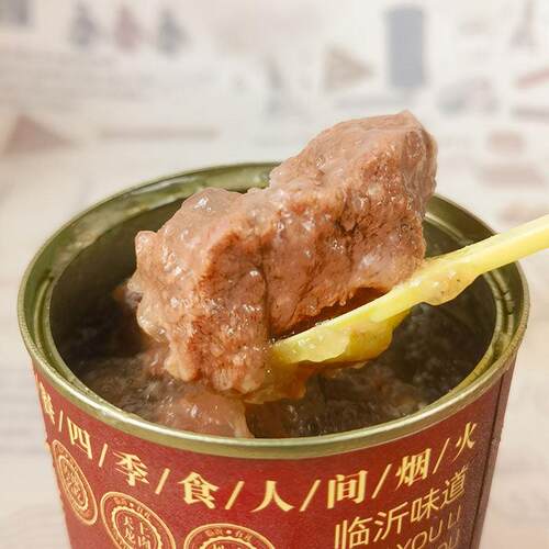 新疆包邮临沂蒙山特产孙武宴老汤驴肉即食熟食卤肉带汤罐装过节礼 - 图2