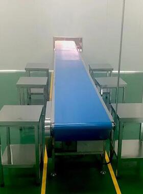链板式餐具回收机中央厨房设备食品级传送带配餐运输机多功能商用